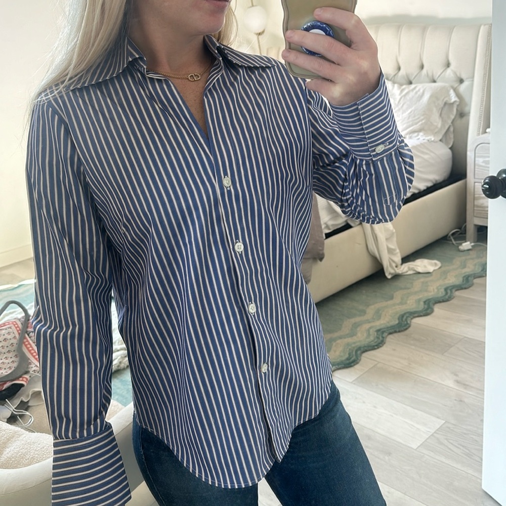 Beretta Striped Button Down Shirt - image 3